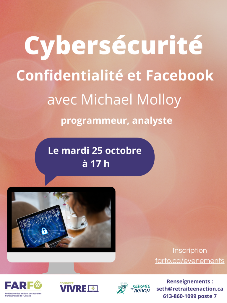 Cybersecurite Confidentialite et Facebook 2