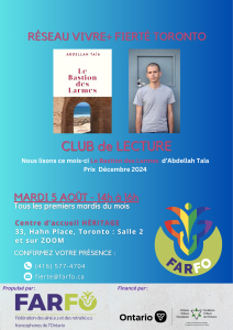 01 Club de lecture Août